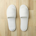 10-1/2" Or 12" Washable Open Toe Terry Slipper W/Rubber Sole